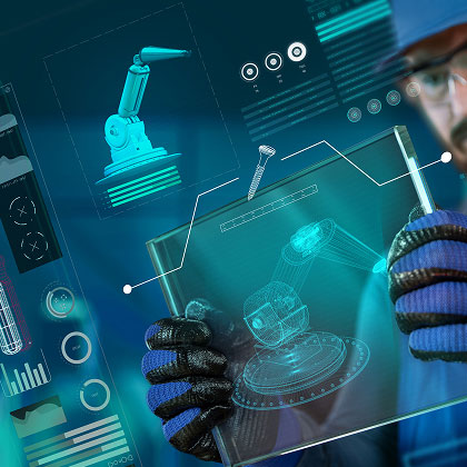 에너지 효율 최적화 및 원자재 투입량 정밀 제어 모니터링 화면